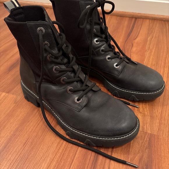 Dr. Scholl’s Black Combat Boots - Picture 3 of 8